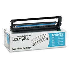 Lexmark 12A1452 Cyan Color Laser Toner - 1200 / 1200M