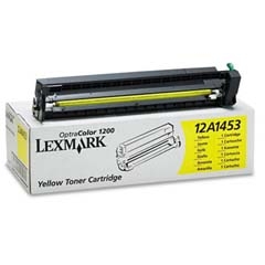 Lexmark 12A1453 Yellow Color Laser Toner - 1200 / 1200M - LEXMARK