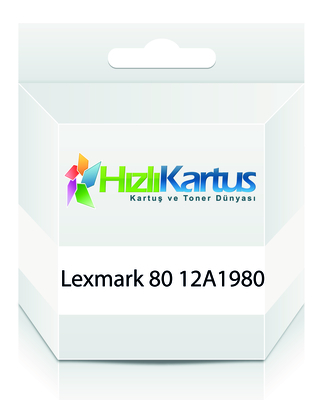 LEXMARK - Lexmark 12A1980 (80) Color Compatible Cartridge - 3200