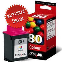 LEXMARK - Lexmark 12A1980 (80) Color Original Cartridge - 3200 (Without Box)