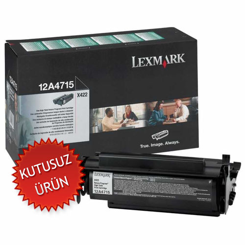 Lexmark 12A4715 Siyah Orjinal Toner - X422 (U) (T9016)