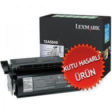 LEXMARK - Lexmark 12A5849 Black Original Toner Hıgh Capacity - T610 / T612 (Damaged Box)