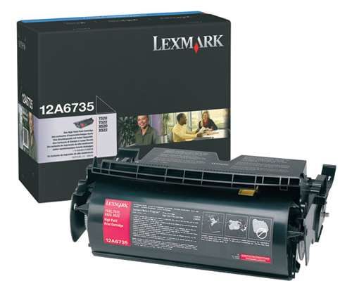 Lexmark 12A6735 Orjinal Toner Yüksek Kapasite - T520 / T522 (T9621)