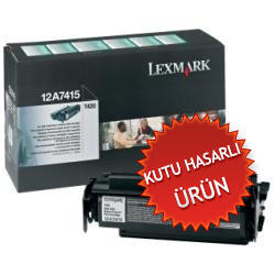 LEXMARK - Lexmark 12A7415 Orjinal Toner Yüksek Kapasite - T420 (C)