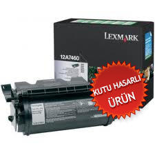 LEXMARK - Lexmark 12A7460 Black Original Toner - T630 (Damaged Box)