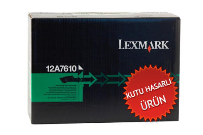 LEXMARK - Lexmark 12A7610 Orjinal Toner Extra Yüksek Kapasite - T632 / 634 (C)