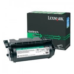 LEXMARK - Lexmark 12A7612 High Capacity Black Original Toner - T630 / T632