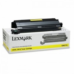 LEXMARK - Lexmark 12N0770 Yellow Original Toner - C910 / C912 
