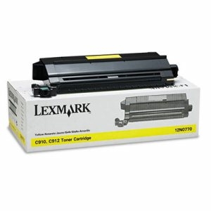 Lexmark 12N0770 Yellow Original Toner - C910 / C912 