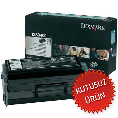 LEXMARK - Lexmark 12S0400 Black Original Toner - E220 / E222 (Without Box)