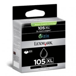 LEXMARK - Lexmark 14N0822E (105XL) Siyah Orjinal Kartuş Yüksek Kapasite - S409 (T2691)