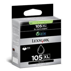 Lexmark 14N0822E (105XL) Siyah Orjinal Kartuş Yüksek Kapasite - S409 (T2691)