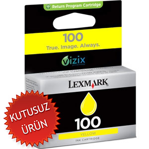 LEXMARK - Lexmark 14N0902E (100) Yellow Original Ink Cartridge - S305 (Without Box)