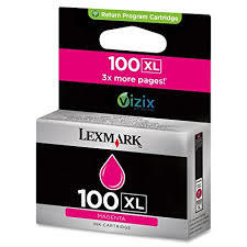 LEXMARK - Lexmark 14N1070E (100XL) Kırmızı Orjinal Kartuş Yüksek Kapasite - S305 (T9935)