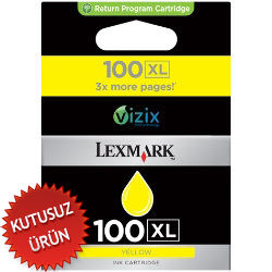 Lexmark 14N1071E (100XL) Yellow Original Cartridge Hıgh Capacity - Pro-205 (Without Box)