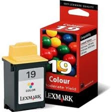 LEXMARK - Lexmark 15M2619E (19) Color Original Cartridge - InkJet F4270 (Without Box)