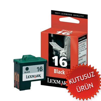 LEXMARK - Lexmark 10N0016 (16) Siyah Orjinal Kartuş Yüksek Kapasite - X1270 (U) (T17600)