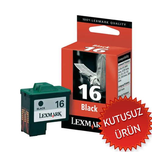 Lexmark 10N0016 (16) Siyah Orjinal Kartuş Yüksek Kapasite - X1270 (U) (T17600)