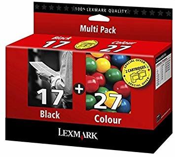 LEXMARK - Lexmark 17 + 27 (10N0217 / 10N0227) Dual Echonomic Pack Original Cartridge - X1270 
