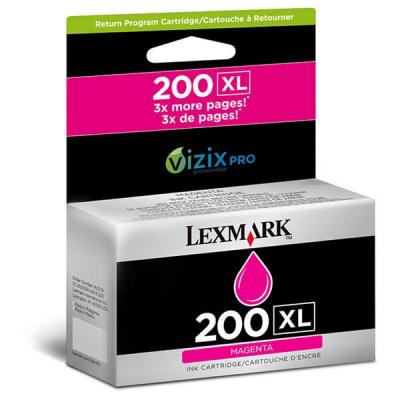 LEXMARK - Lexmark 14L0176 (200XL) Kırmızı Orjinal Kartuş Yüksek Kapasite - Pro5500 (T10415)
