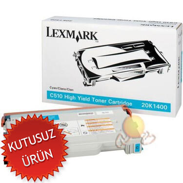 LEXMARK - Lexmark 20K1400 Cyan Original Toner - C510 (Without Box)