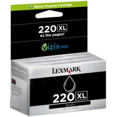Lexmark 220XL-BK Black Original Cartridge - Pro4000 / Pro5500 - LEXMARK