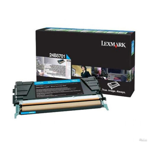 Lexmark 24B5701 Cyan Original Toner - XS748DE / XS740 