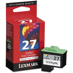 LEXMARK - Lexmark 10N0227 (27) Renkli Orjinal Kartuş - X1270 (U)