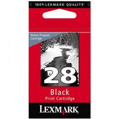 LEXMARK - Lexmark 18C1428E (28) Siyah Orjinal Kartuş - Z1320 (U)