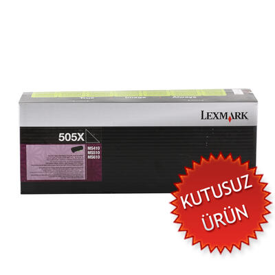 LEXMARK - Lexmark 50F5X00 Black High Capacity Toner - MS410 / MS510 (Without Box)