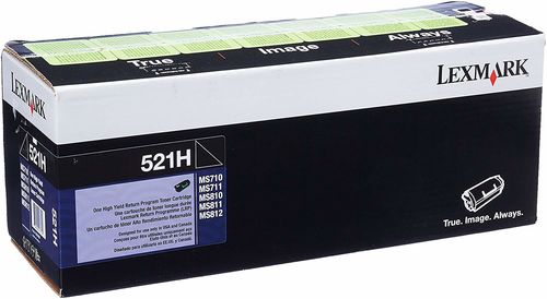Lexmark 52D1H00 Black Original Toner High Capacity - MS710 / MS711 - 1