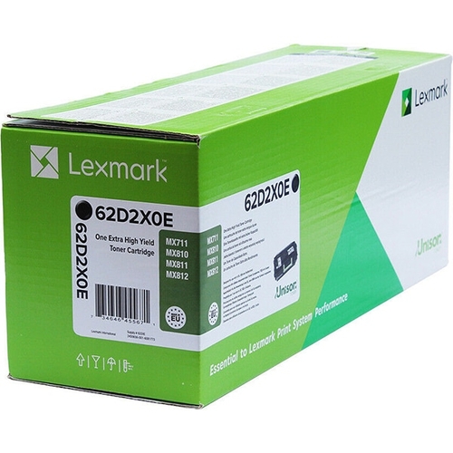 Lexmark 622XE (62D2X0E) Black Original Toner - MX810 / MX811 