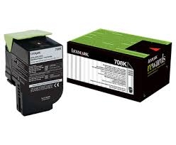 Lexmark 70C80K0 708K Black Original Toner CS310/CS410/CS510 - LEXMARK