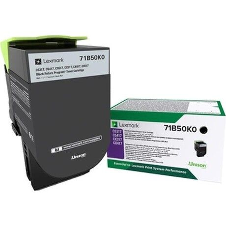 Lexmark 71B50K0 Black Original Toner - CS317 / CS417 - 1