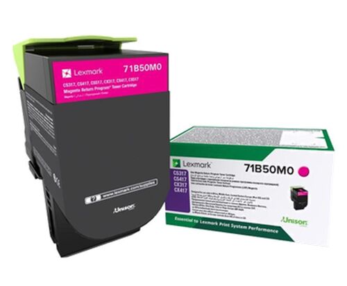 Lexmark 71B50M0 Kırmızı Orjinal Toner - CS317 / CS417 - 1