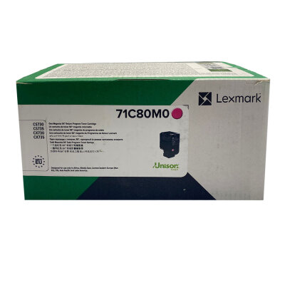 Lexmark 71C80M0 Kırmızı Orjinal Toner - CS730 - LEXMARK