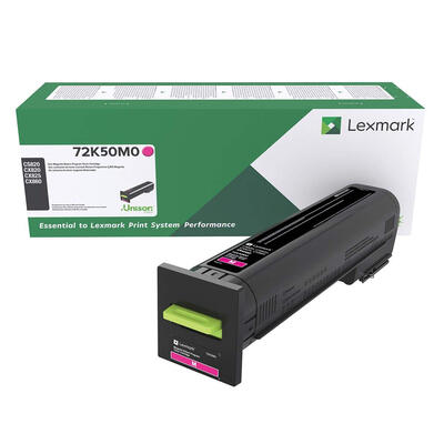 Lexmark 72K50M0 Kırmızı Orjinal Toner - CS820 / CX825 (T15976) - LEXMARK