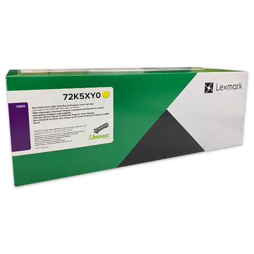 Lexmark 72K5XY0 Sarı Orjinal Toner Ekstra Yüksek Kapasite - CS820 - 1