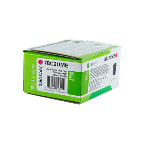 Lexmark 78C2UME Magenta Original Toner - CX622ade / CS421dn - 2