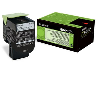Lexmark 80C2HKE Siyah Orjinal Toner - CX410 / CX510 (T14842) - LEXMARK