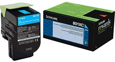 LEXMARK - Lexmark 80C1XC0 Cyan Original Toner High Capacity - CX510 