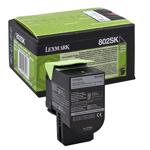 Lexmark 80C2SK0 Siyah Orjinal Toner - CX310 / CX410