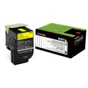 Lexmark 80C80Y0 Yellow Original Toner CX310 / CX410 / CX510 - LEXMARK