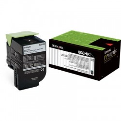 Lexmark 80C8HK0 (808HK) Black Original Toner Hıgh Capacity - CX410 / CX510 - LEXMARK