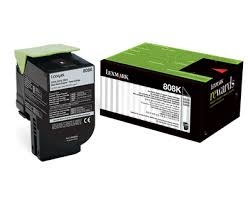 Lexmark 80C8SK0 808SK Black Original Toner - CX310 / CX410 - LEXMARK