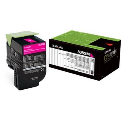 Lexmark 80C8SM0 (808SM) Kırmızı Orjinal Toner - CX310 / CX410 (T8297) - LEXMARK