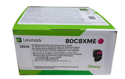 LEXMARK - Lexmark 80C8XME (808XM) Kırmızı Orjinal Toner - CX510 (T13222)