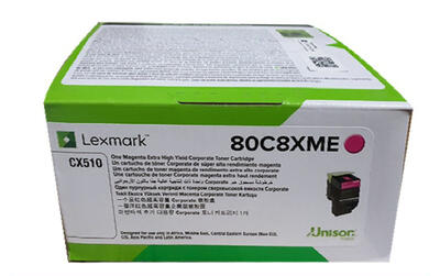 Lexmark 80C8XME (808XM) Magenta Original Toner - CX510 - LEXMARK