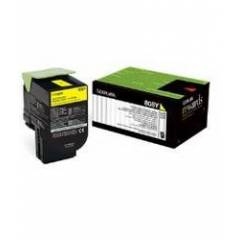 Lexmark 80C8XY0 (808XY) Yellow Original Toner - CX510 - LEXMARK