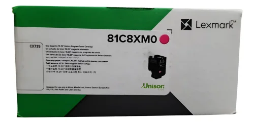 Lexmark 81C8XM0 Kırmızı Orjinal Toner Ekstra Yüksek Kapasiteli - CX735 - 1